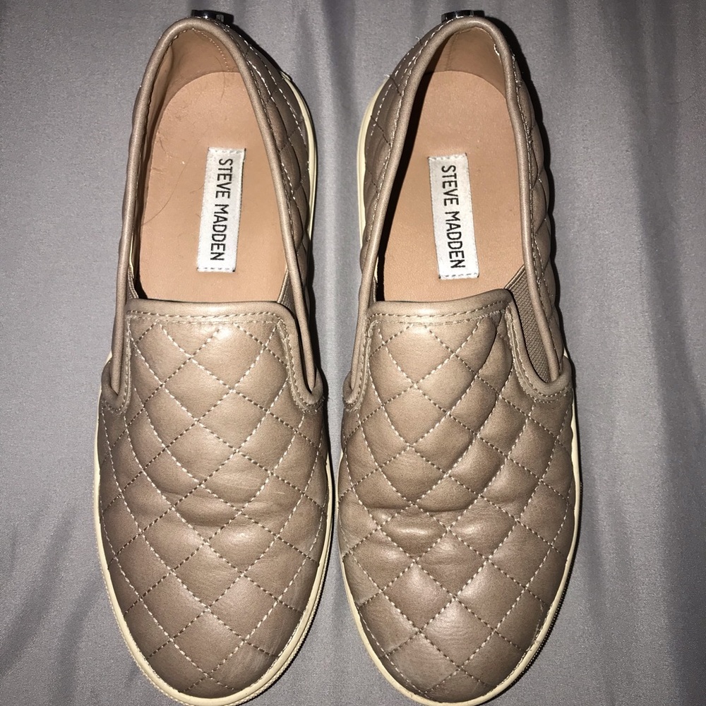 Steve Madden Quilted Slip Ons